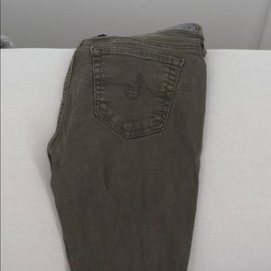 AG ankle skinny jeans - green
